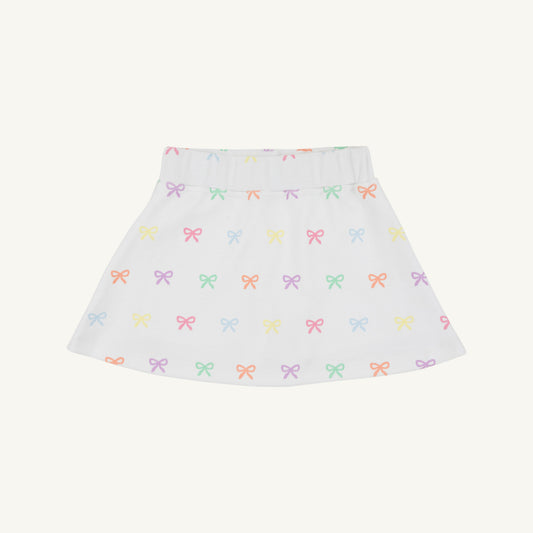 Beaufort Bonnet Searcy Skort - Bitty Bows (Worth Avenue White)