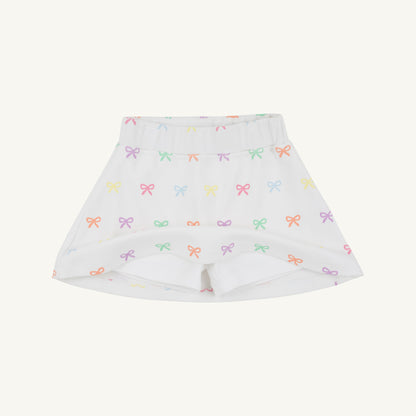 Beaufort Bonnet Searcy Skort - Bitty Bows (Worth Avenue White)