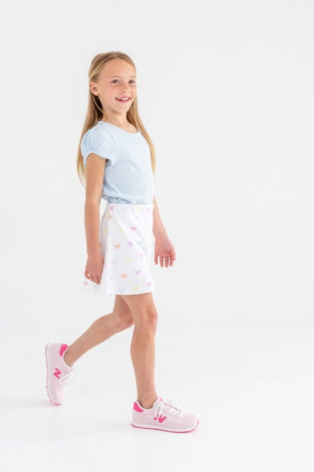 Beaufort Bonnet Searcy Skort - Bitty Bows (Worth Avenue White)