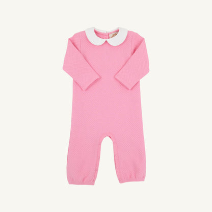 Beaufort Bonnet Poppy Dell Playsuit - Hamptons Hot Pink & Worth Avenue White