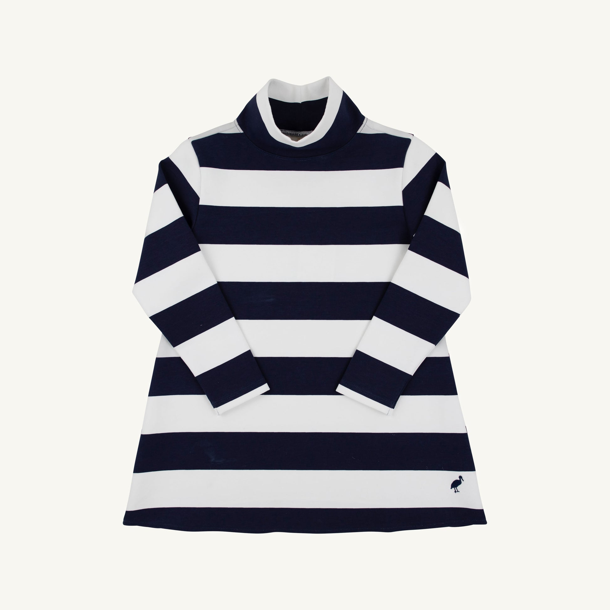 Beaufort Bonnet Prepletic™ Finley Funnel Dress - Nantucket Navy Rugby Stripe
