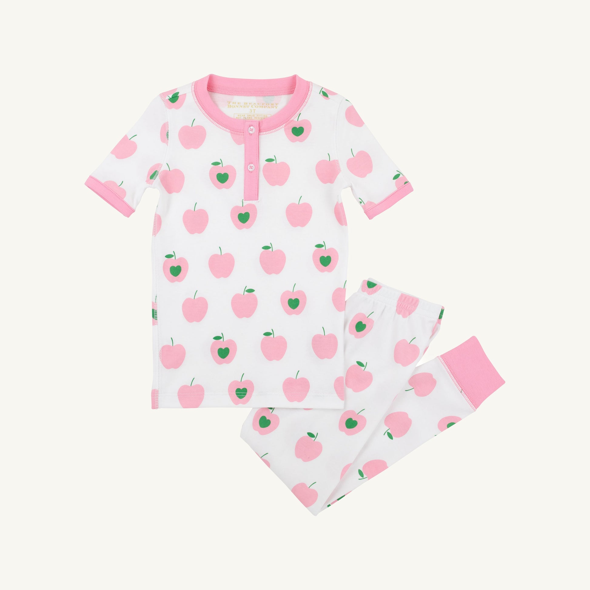 Beaufort Bonnet Sara Jane's Short Sleeve Set - Applecrest Orchard (Pink)