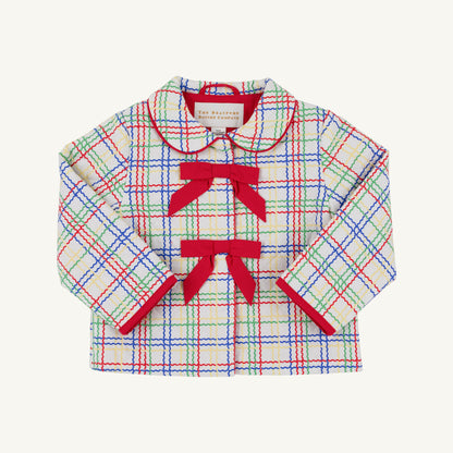Beaufort Bonnet Julie Anne Jacket - Wellington Windowpane with Richmond Red
