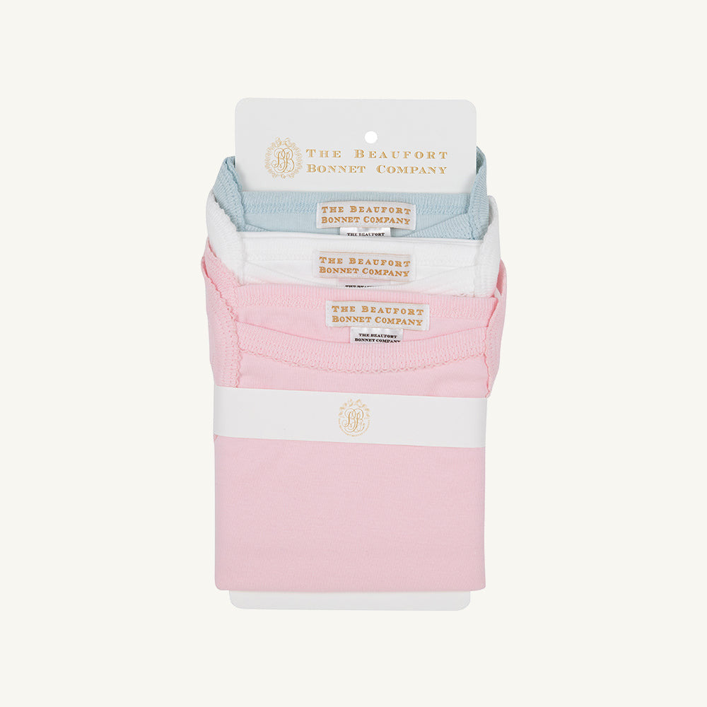 Beaufort Bonnet Caroline Camisole Set - Palm Beach Pink, Worth Avenue White & Buckhead