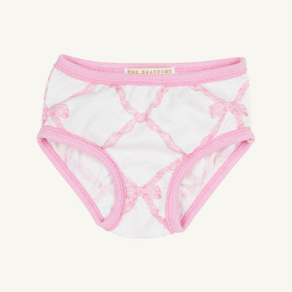 Beaufort Bonnet Pippy's Underpinnings - Belle Meade Bow with Pier Party Pink