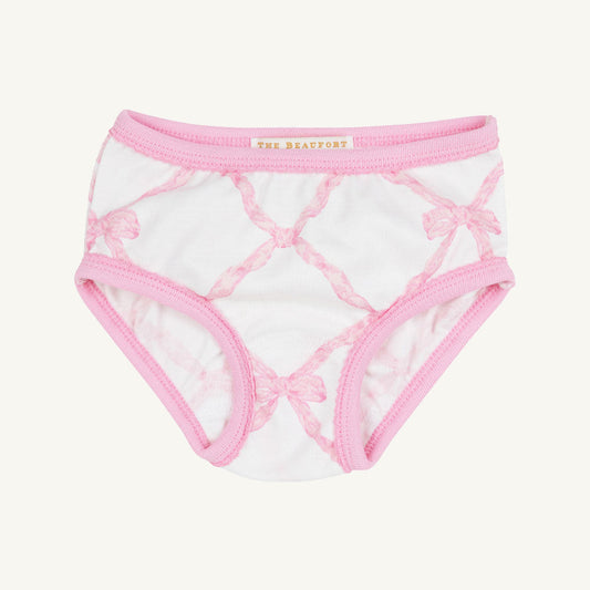 Beaufort Bonnet Pippy's Underpinnings - Belle Meade Bow with Pier Party Pink