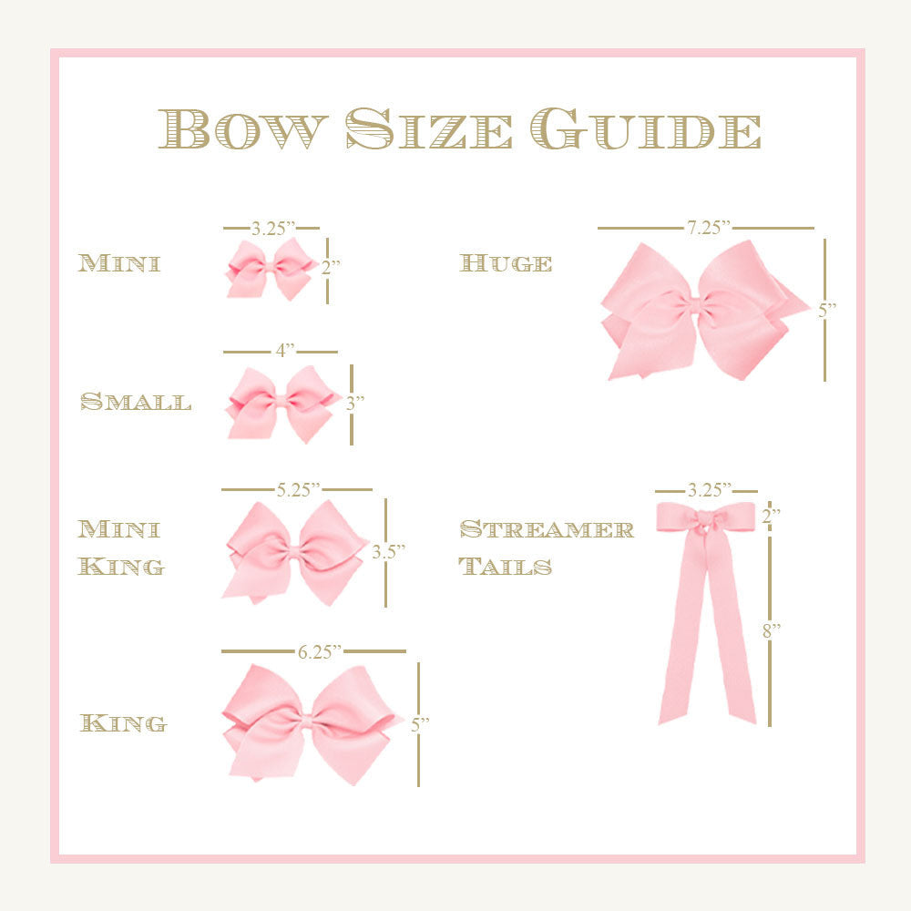 Beaufort Bonnet Wee Ones Hair Bow - Palm Beach Pink