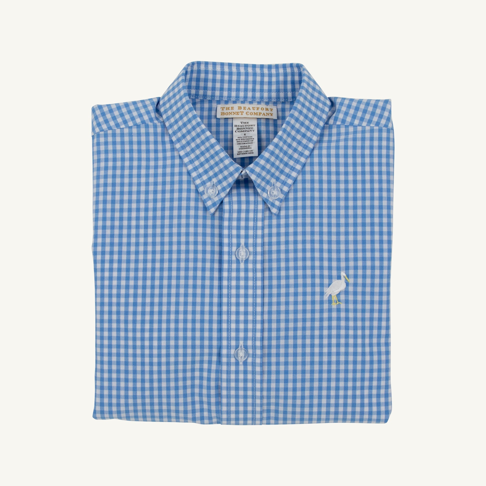 Beaufort Bonnet Dean's List Dress Shirt - Sunrise Blvd Blue Mini Gingham