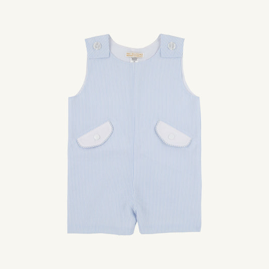 Beaufort Bonnet Prescott Pocket Jon Jon - Breakers Blue Seersucker