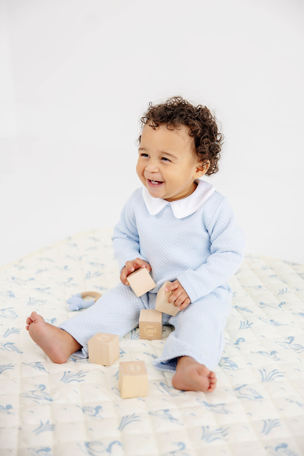 Beaufort Bonnet Potter Playsuit - Buckhead Blue & Worth Avenue White