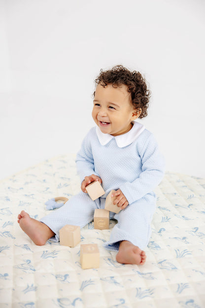 Beaufort Bonnet Potter Playsuit - Buckhead Blue & Worth Avenue White