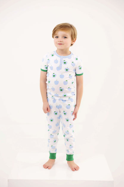 Beaufort Bonnet Sutton's Short Sleeve Set - Applecrest Orchard (Blue)