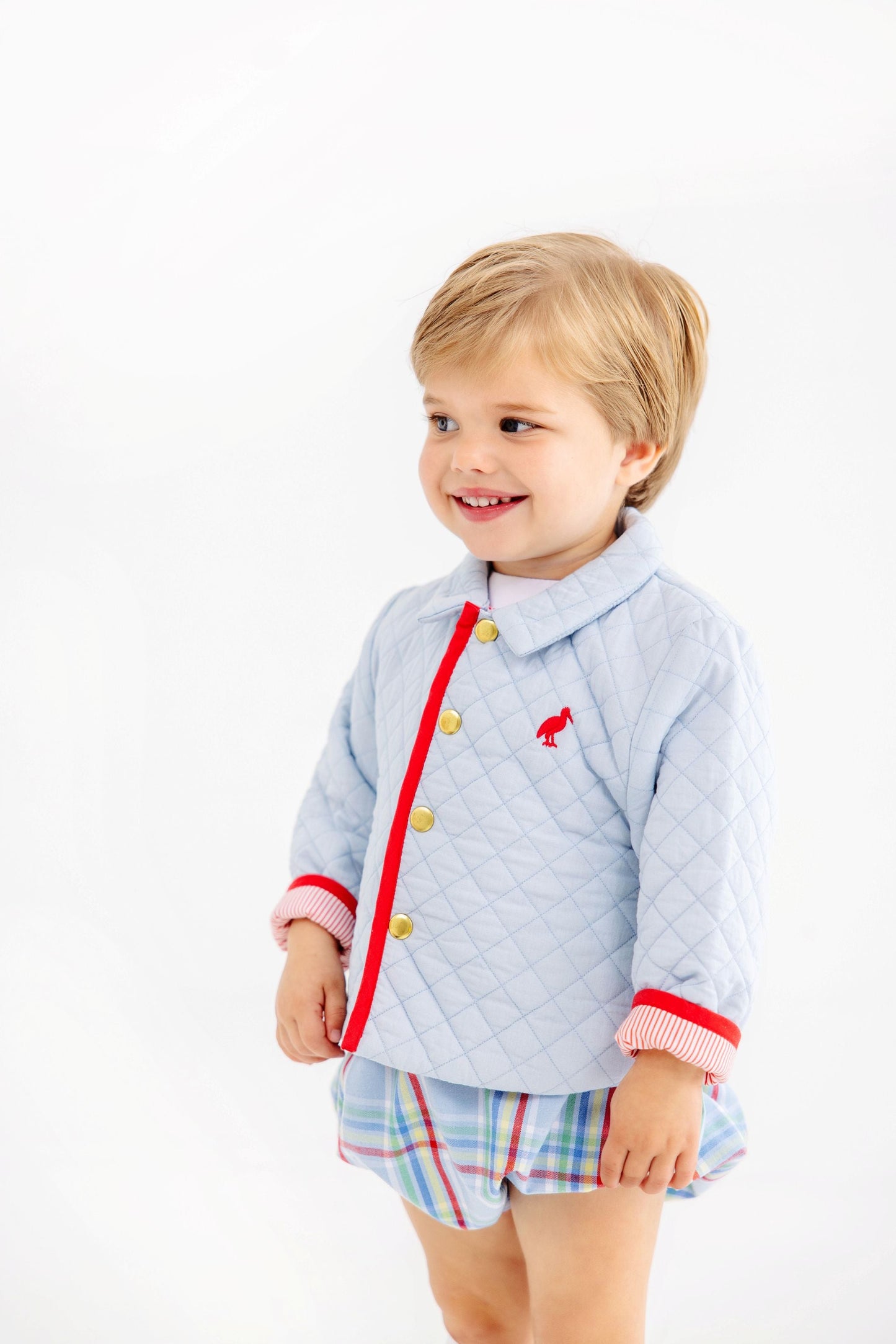 Beaufort Bonnet Jude Jacket - Beale Street Blue with Richmond Red Stripe