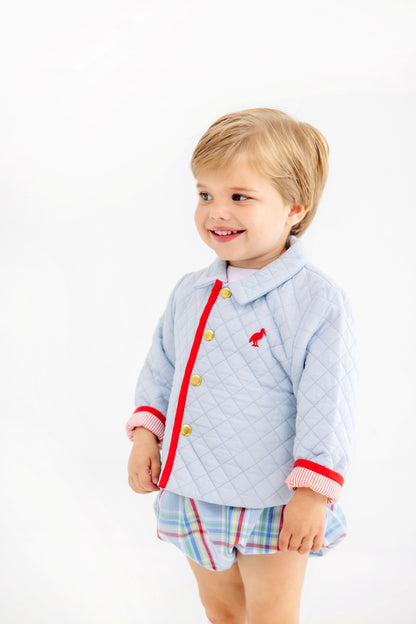 Beaufort Bonnet Jude Jacket - Beale Street Blue with Richmond Red Stripe