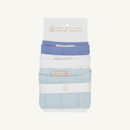 Beaufort Bonnet Theodore's Underthings Set - Park City Periwinkle, Worth Avenue White,