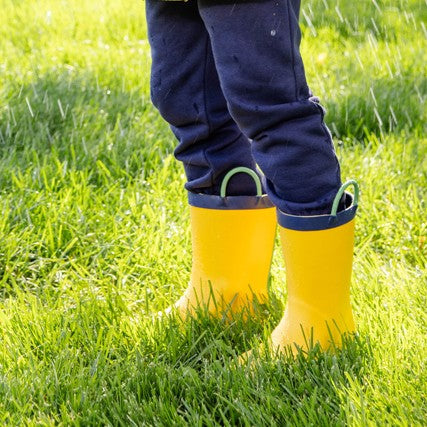 Beaufort Bonnet Buckets of Rain Boots - Yellow, Navy & Green