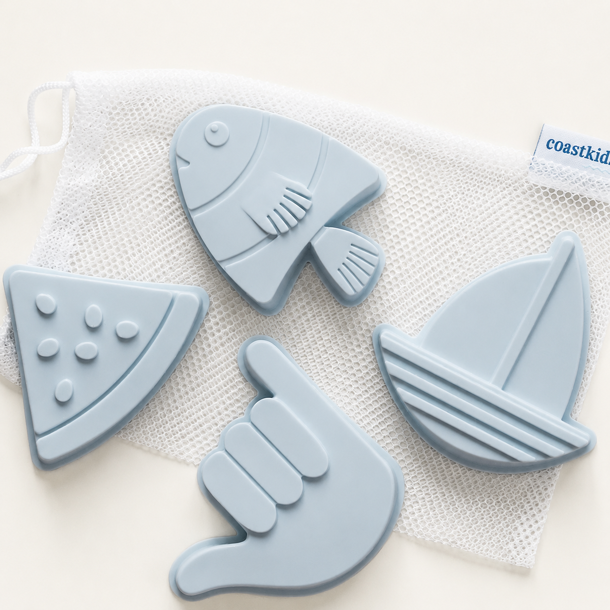Beaufort Bonnet Coast Kids Sand Moulds - Blue