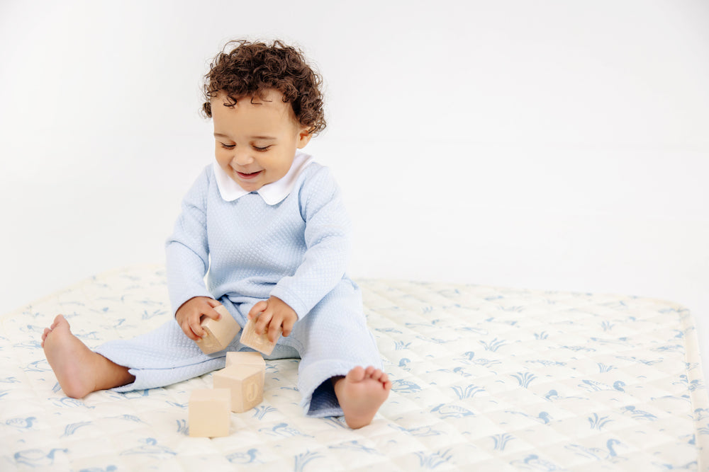 Beaufort Bonnet Quilted Play Mat - Quack Quack Honk & Barrington Blue