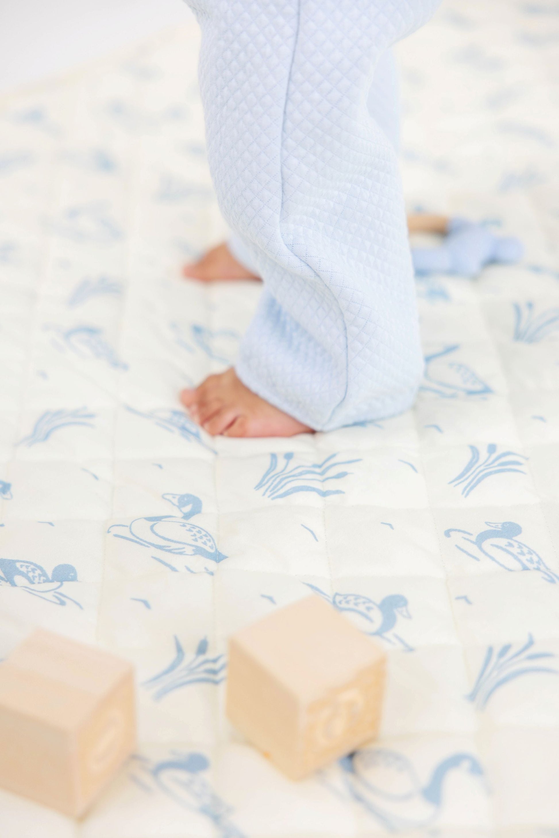 Beaufort Bonnet Quilted Play Mat - Quack Quack Honk & Barrington Blue