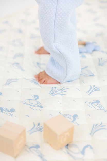 Beaufort Bonnet Quilted Play Mat - Quack Quack Honk & Barrington Blue