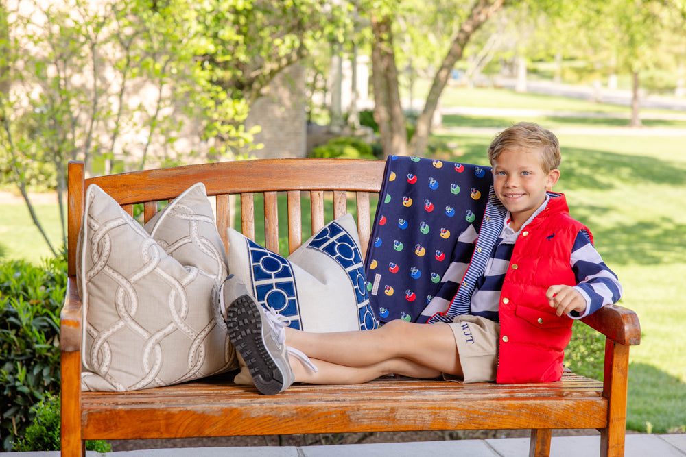 Beaufort Bonnet Silent Night Throw - Hut! with Richmond Red