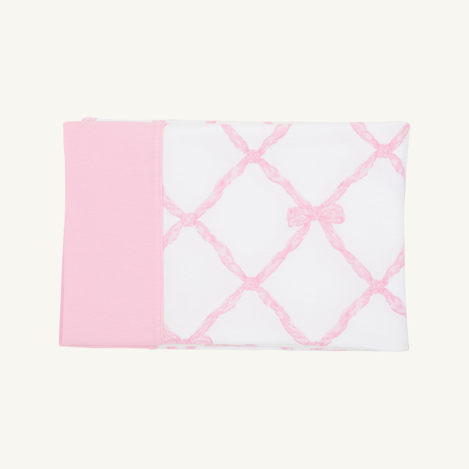 Beaufort Bonnet Fresh Faced Pillowcase - Belle Meade Bow with Pier Party Pink