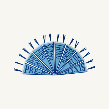 Beaufort Bonnet Picture Perfect Pennants - Brookline Blue