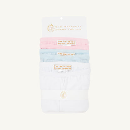 Beaufort Bonnet Itty Bitty Undershorts Set - Palm Beach Pink, Worth Avenue W