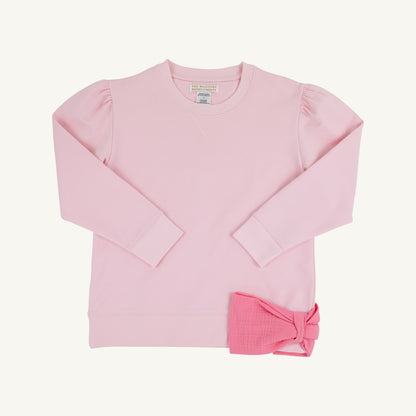 Beaufort Bonnet Puff Sleeve Cassidy Comfy Crewneck - Palm Beach Pink