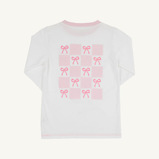 Beaufort Bonnet Long Sleeve Sir Proper's T Shirt - Worth Avenue White