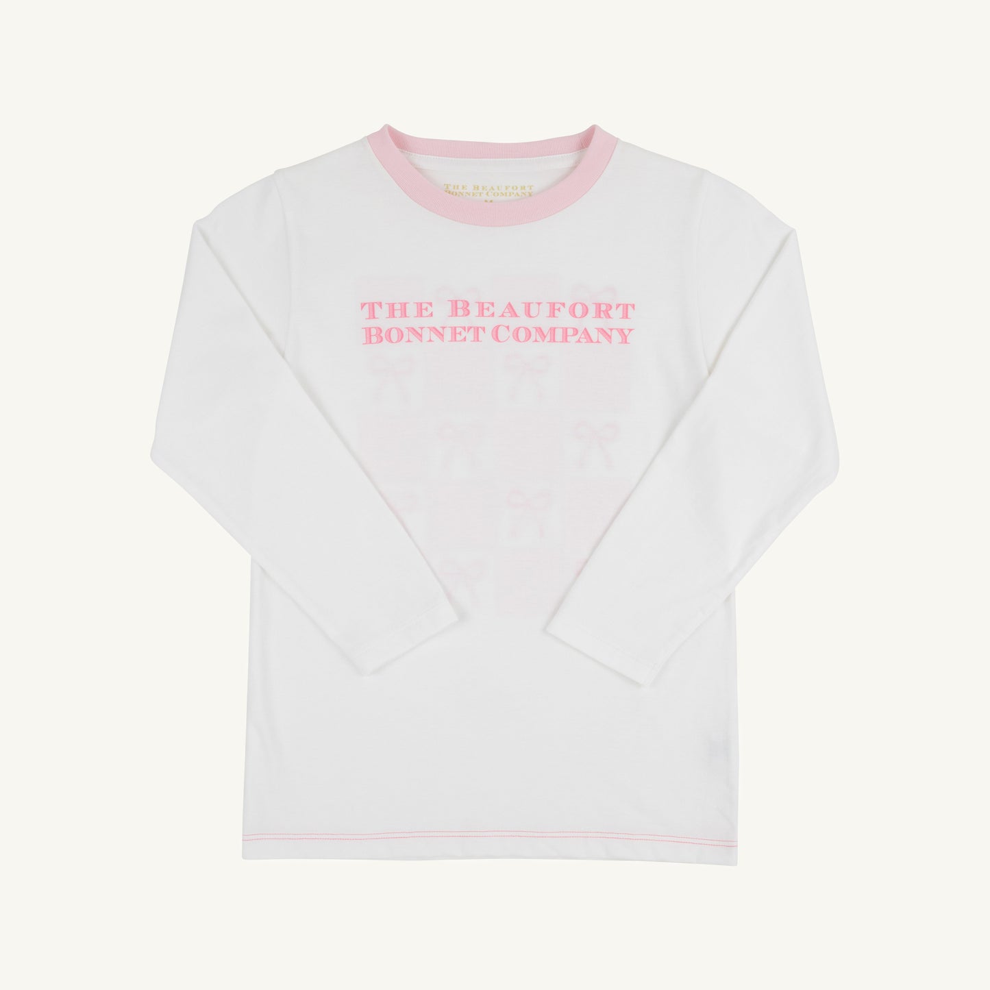 Beaufort Bonnet Long Sleeve Sir Proper's T Shirt - Worth Avenue White