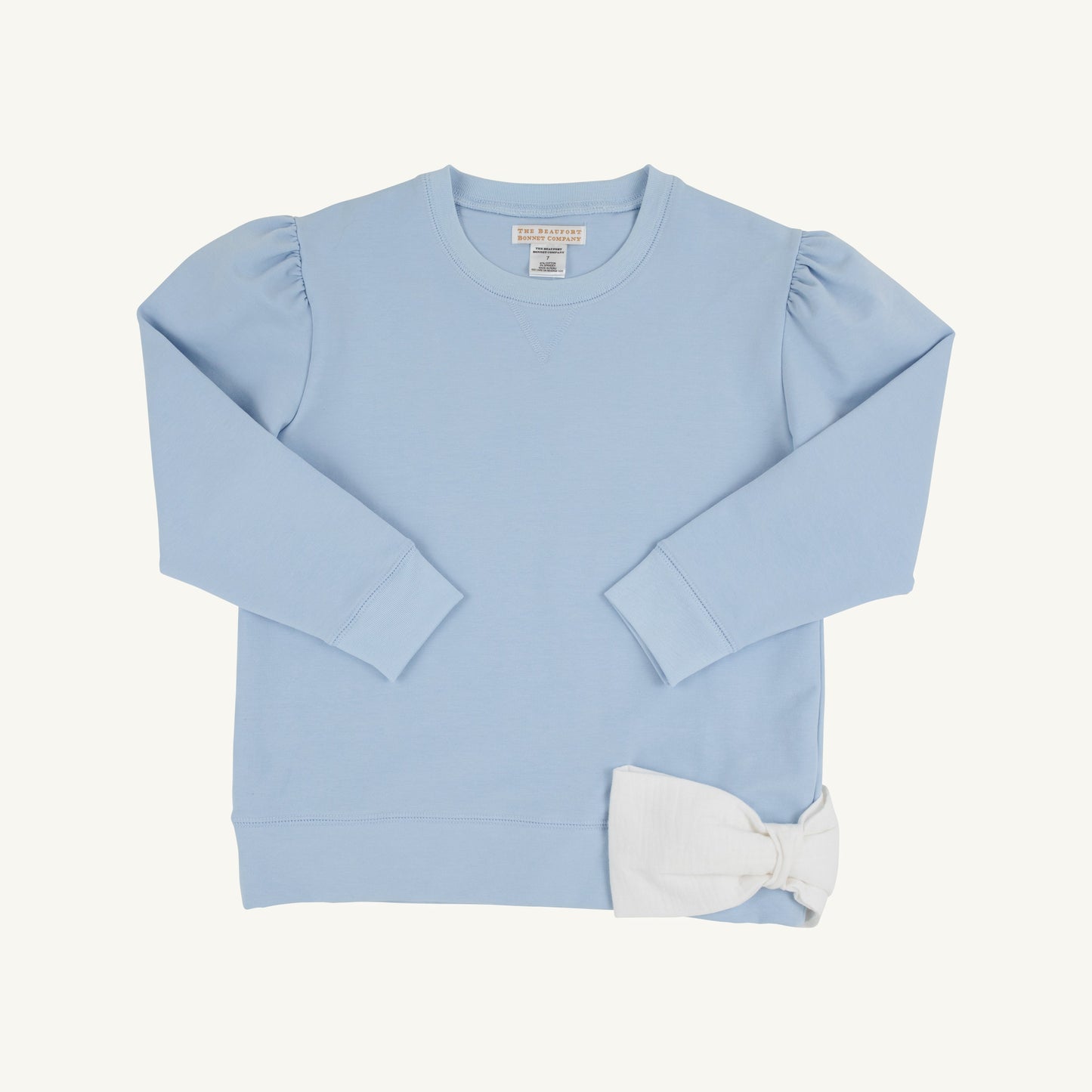 Beaufort Bonnet Puff Sleeve Cassidy Comfy Crewneck - Beale Street Blue