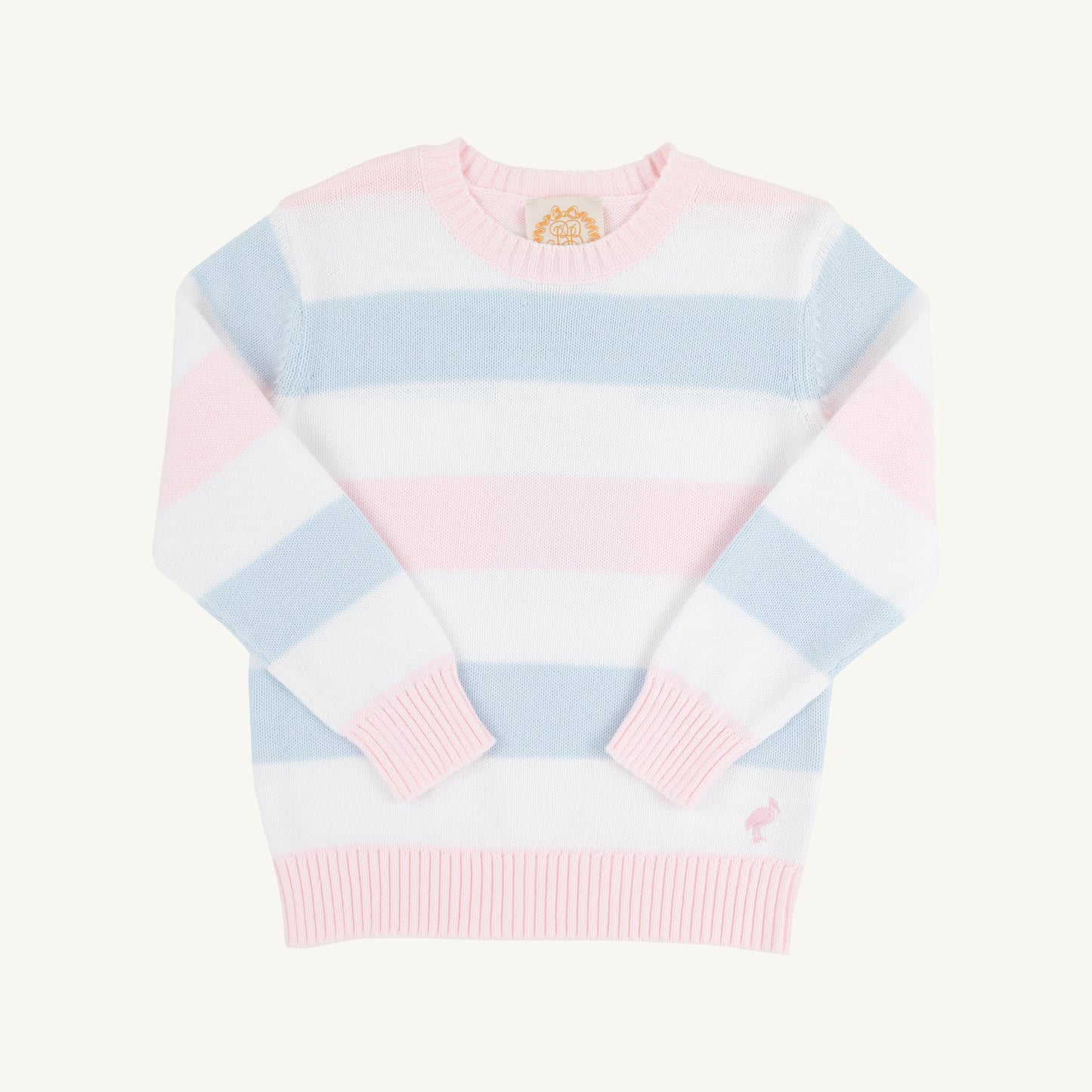 Beaufort Bonnet Cissy Sweater - Buckhead Blue, Palm Beach Pink, and Worth Av