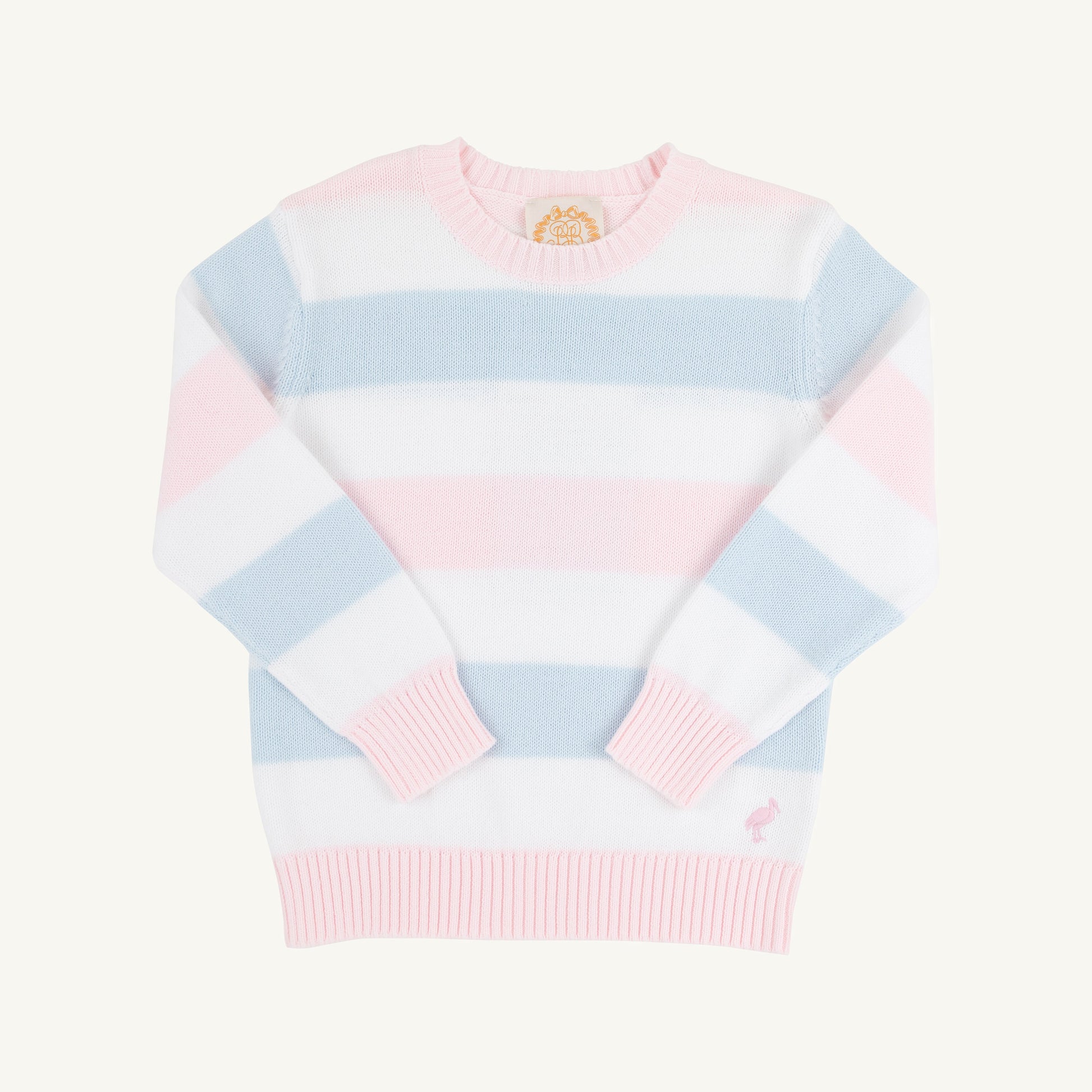 Beaufort Bonnet Cissy Sweater - Buckhead Blue, Palm Beach Pink, and Worth Av