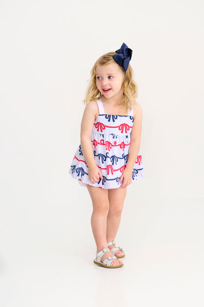 Beaufort Bonnet Idabelle Bloomer Set - Brentwood Bows & Worth Avenue White