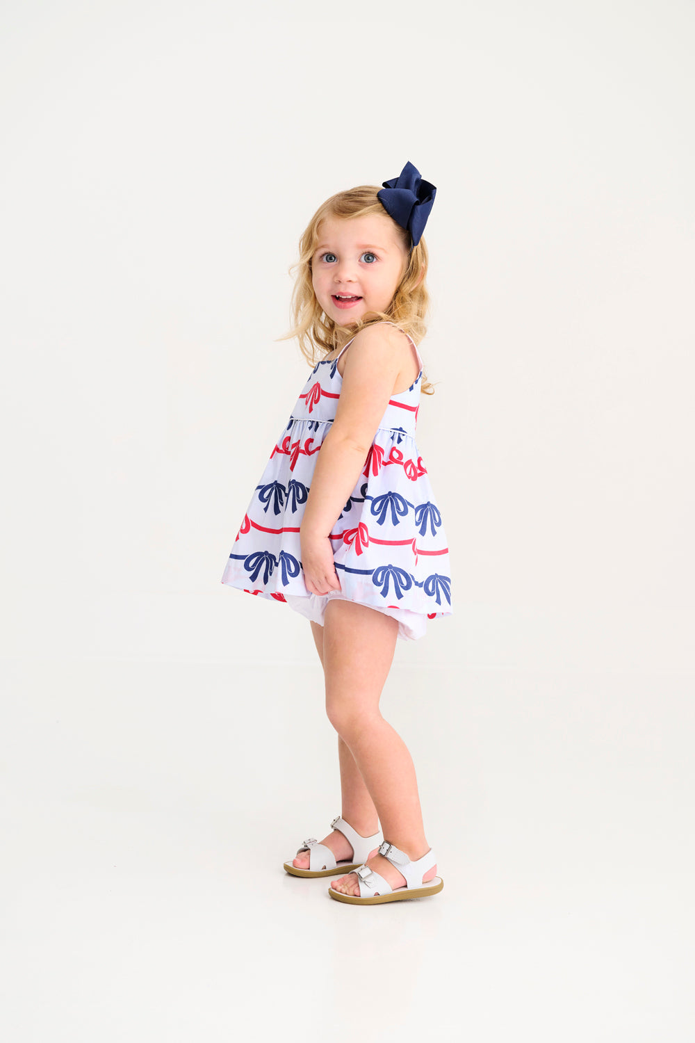 Beaufort Bonnet Idabelle Bloomer Set - Brentwood Bows & Worth Avenue White