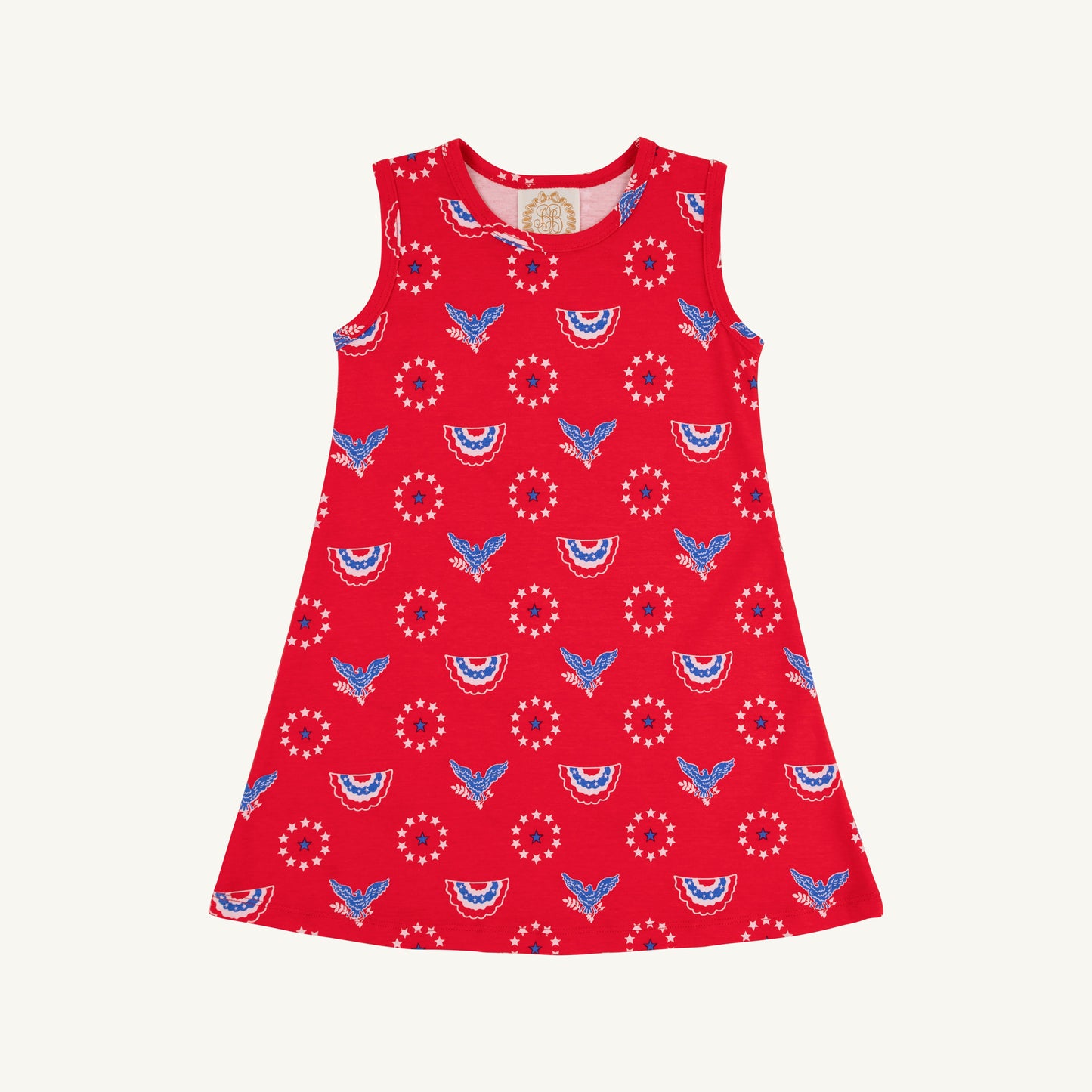 Beaufort Bonnet Sleeveless Polly Play Dress - Star Spangled Swag
