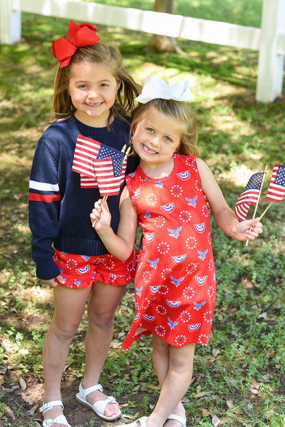 Beaufort Bonnet Sleeveless Polly Play Dress - Star Spangled Swag