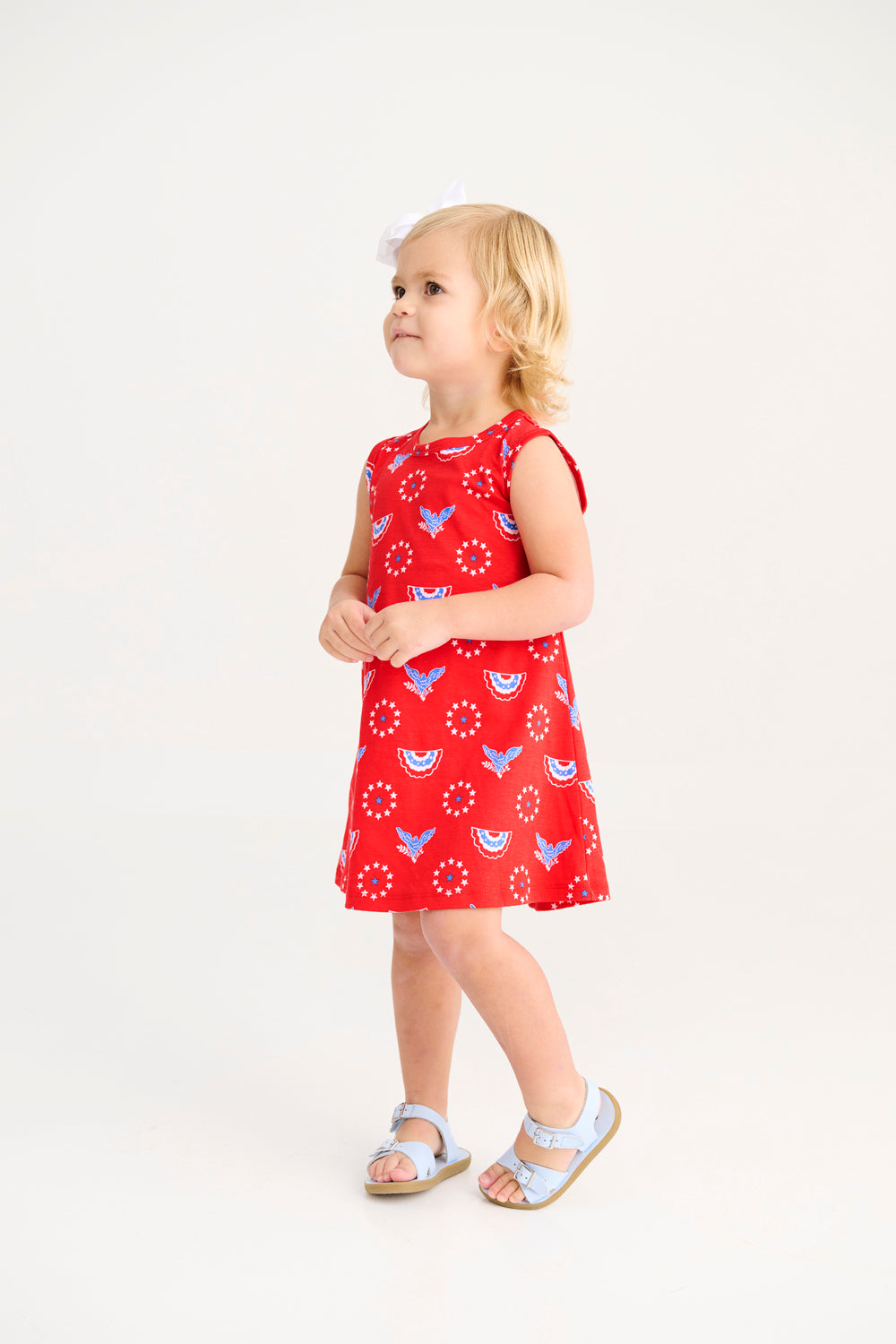 Beaufort Bonnet Sleeveless Polly Play Dress - Star Spangled Swag