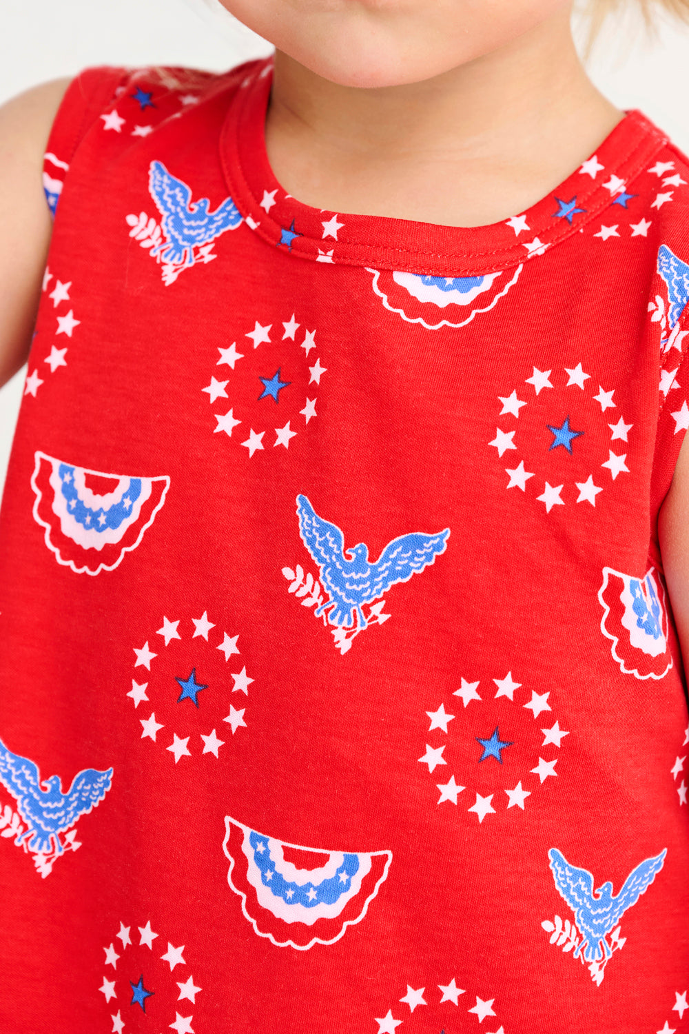 Beaufort Bonnet Sleeveless Polly Play Dress - Star Spangled Swag
