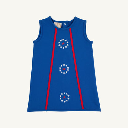Beaufort Bonnet Annie Apron Dress - Rockefeller Royal Blue