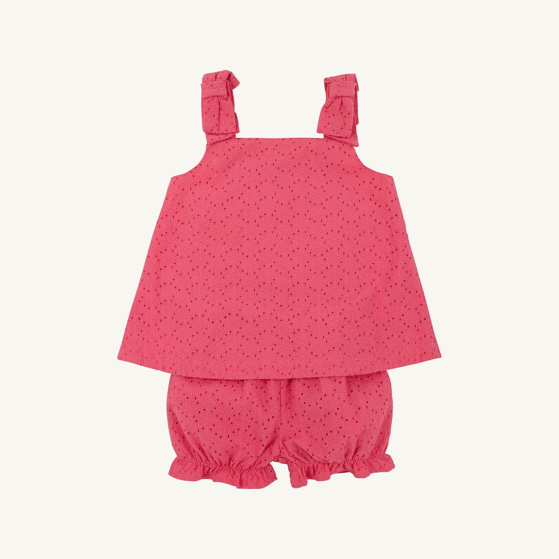 Beaufort Bonnet Jillian Jumper Set - Romany Rose Bow Eyelet