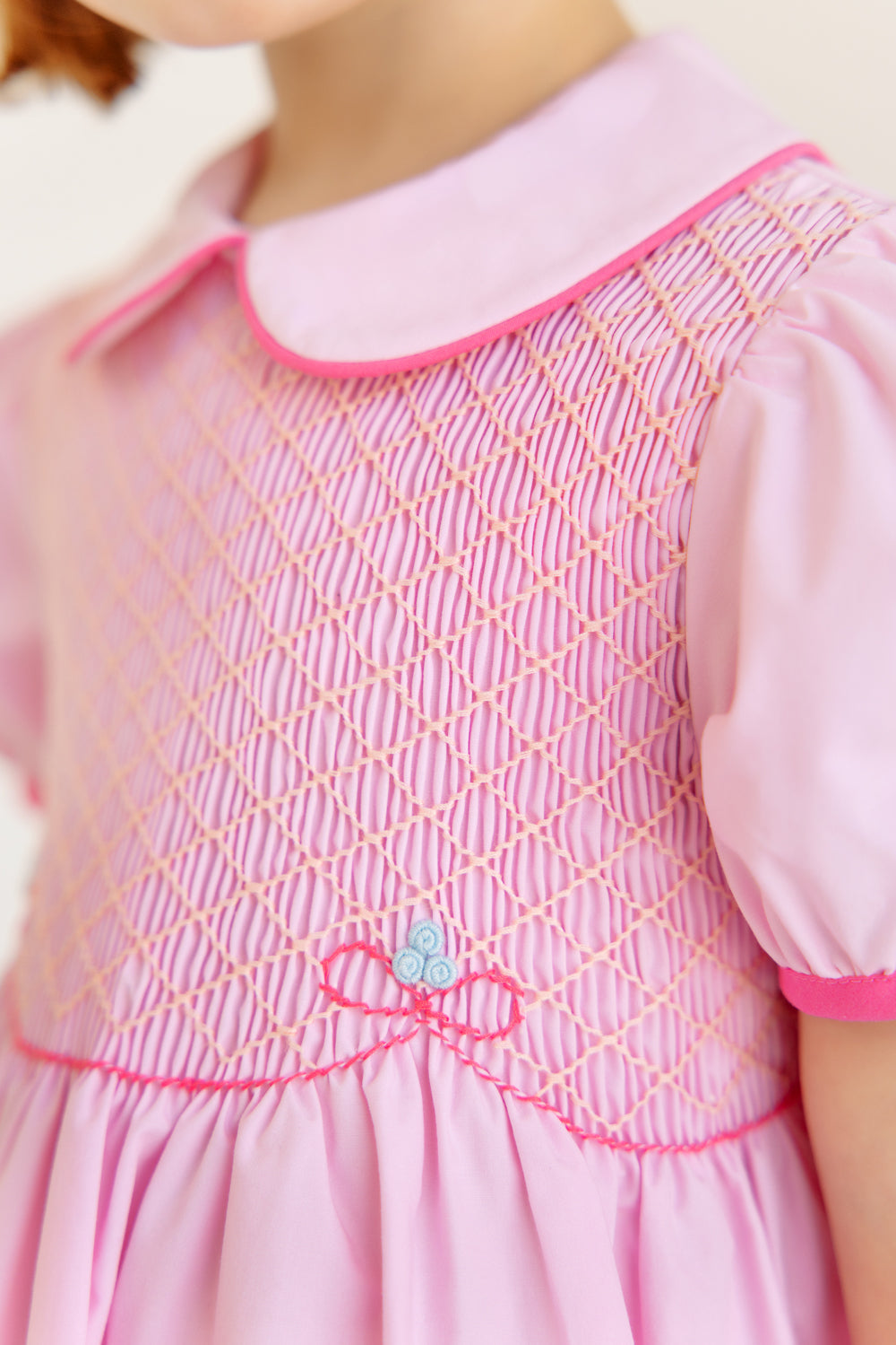 Beaufort Bonnet Dollie Mae Dress - Palm Beach Pink & Romany Rose
