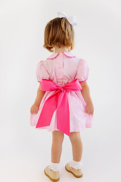 Beaufort Bonnet Dollie Mae Dress - Palm Beach Pink & Romany Rose