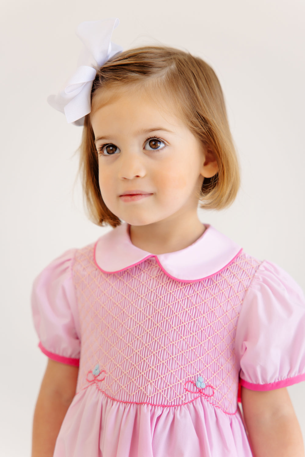 Beaufort Bonnet Dollie Mae Dress - Palm Beach Pink & Romany Rose