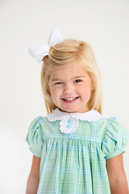 Beaufort Bonnet Mary Dal Dress - Pelham Bay Plaid (Green)