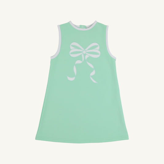 Beaufort Bonnet Sleeveless Eliza's Applique Dress - Grace Bay Green