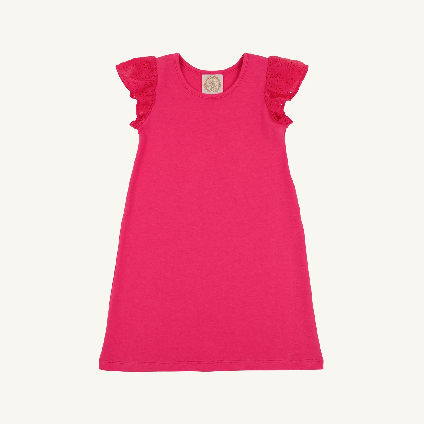 Beaufort Bonnet Ellen's Eyelet Dress - Palm Springs Punch