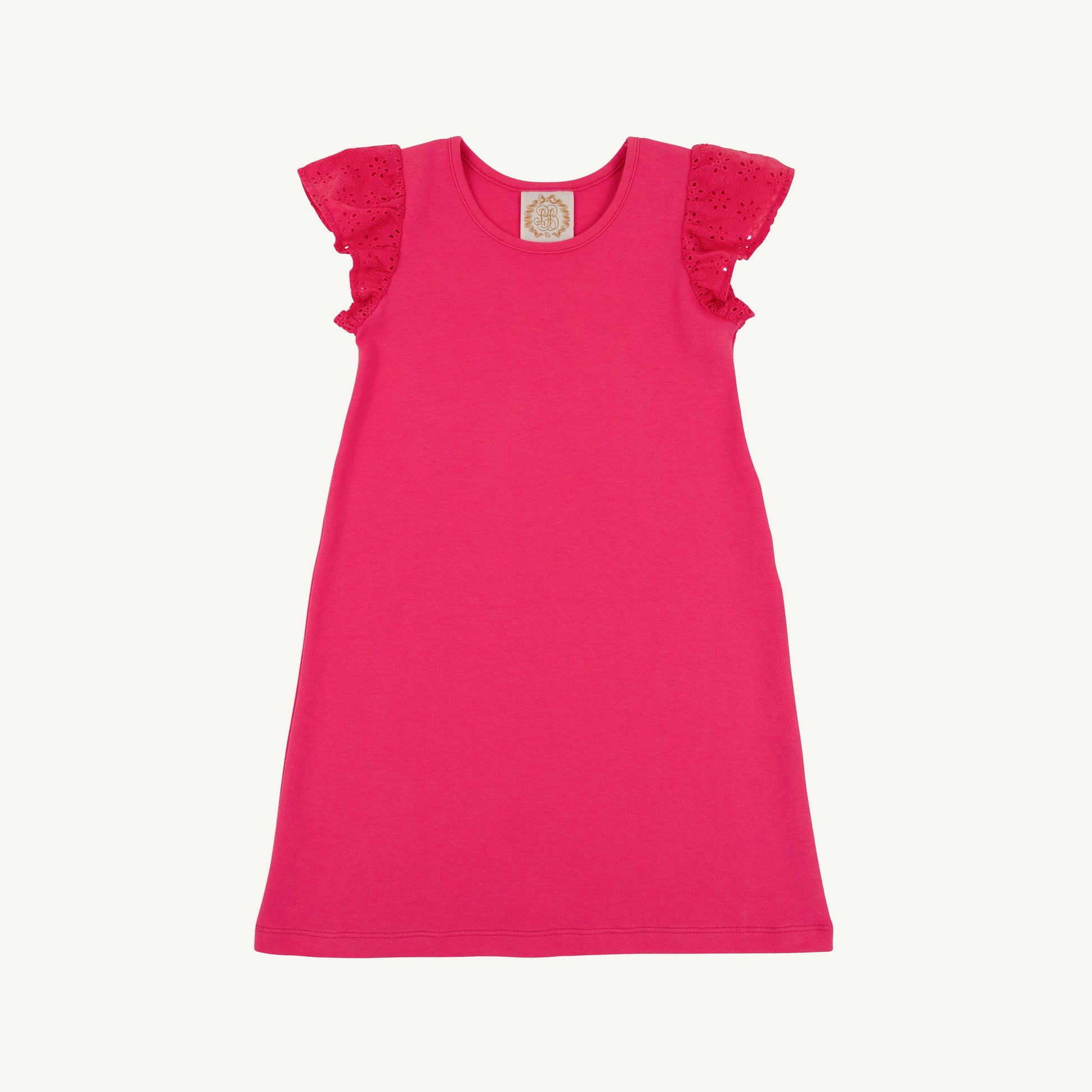 Beaufort Bonnet Ellen's Eyelet Dress - Palm Springs Punch