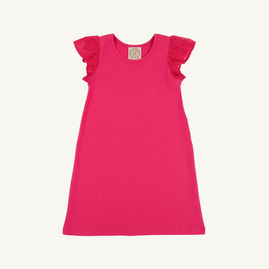 Beaufort Bonnet Ellen's Eyelet Dress - Palm Springs Punch